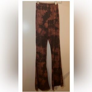 Nasty Gal tie dye flare pants